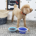 Bol de chiens en silicone pour animaux de compagnie alimentaire pour voyager